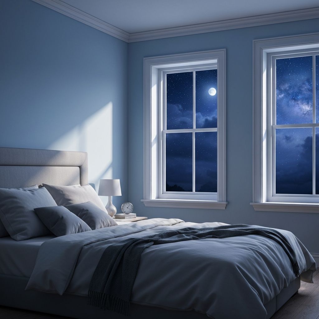 Ήσυχο υπνοδωμάτιο με φυσικό φως και ήρεμη ατμόσφαιρα